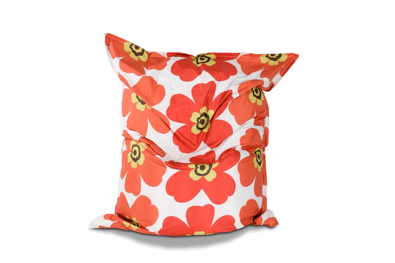 Floralia Sitzsack Bezug in Orange