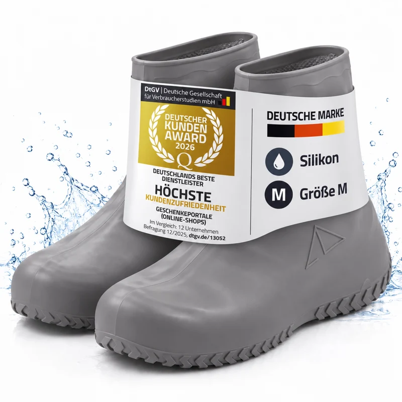 Wasserdichte Silikon-Überschuhe - Rutschfester Regenschutz