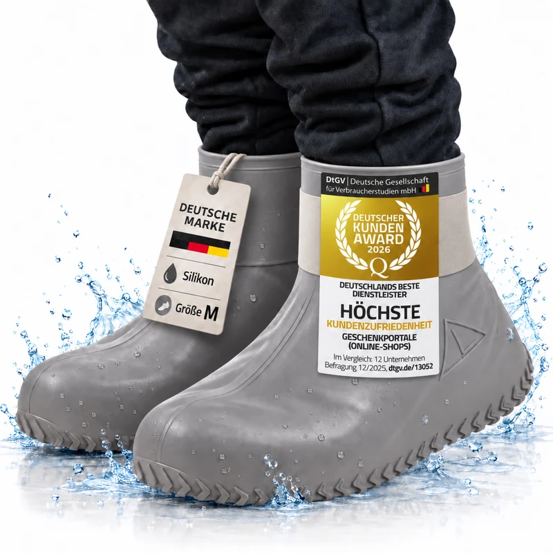 Wasserdichte Silikon-Überschuhe - Rutschfester Regenschutz
