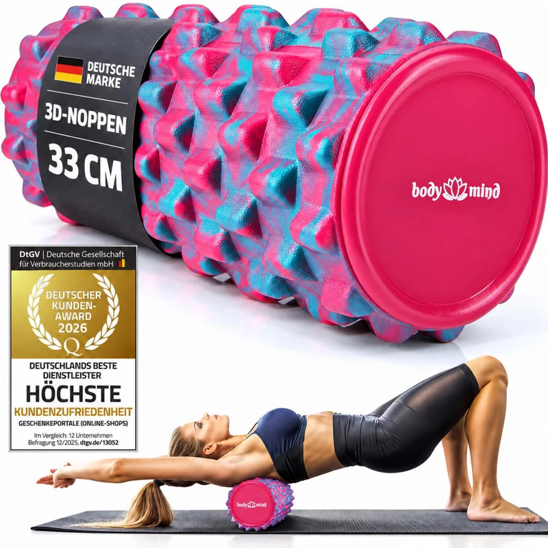Body & Mind Faszienrolle – Massage-Rolle für Faszientraining