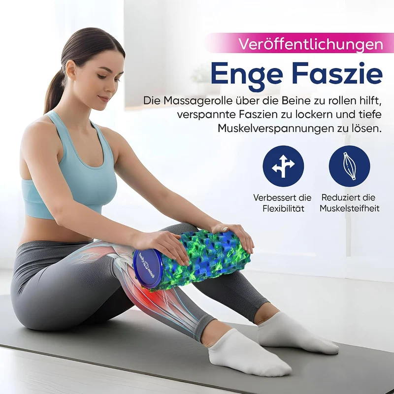 Body & Mind Faszienrolle – Massage-Rolle für Faszientraining