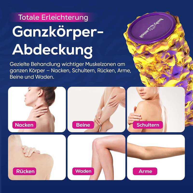 Body & Mind Faszienrolle – Massage-Rolle für Faszientraining