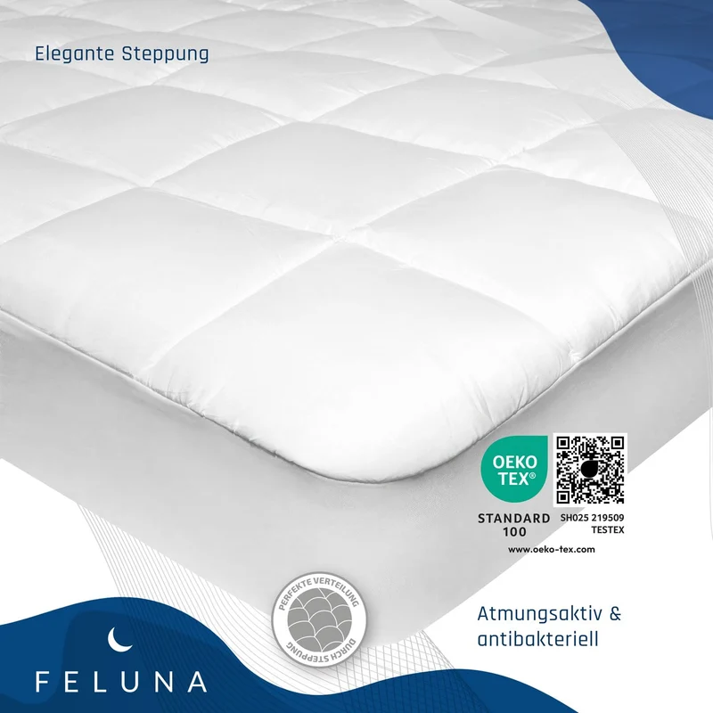 Feluna Mikrofaser Matratzentopper 80x200cm – Atmungsaktive Auflage