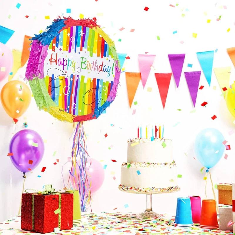 Happy Birthday Pinata - Party-Dekoration zum Befüllen