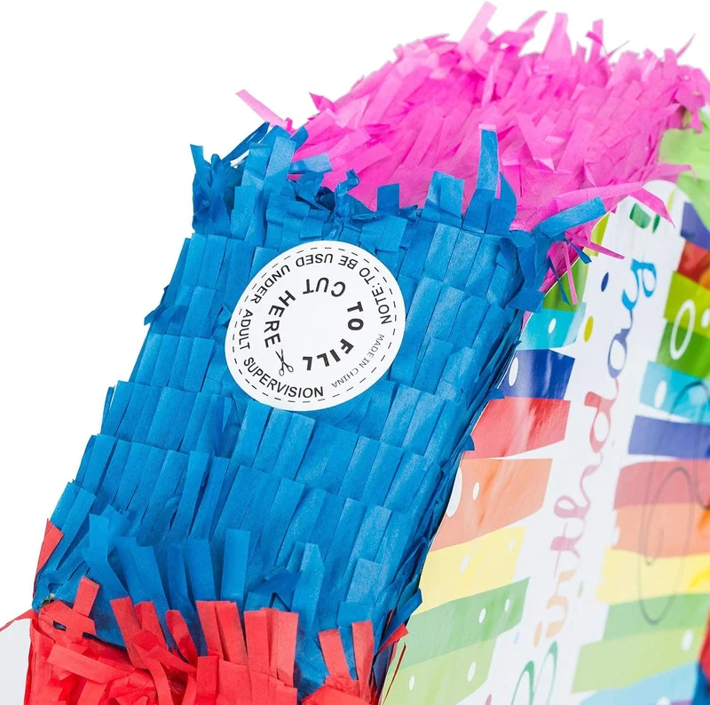 Happy Birthday Pinata - Party-Dekoration zum Befüllen