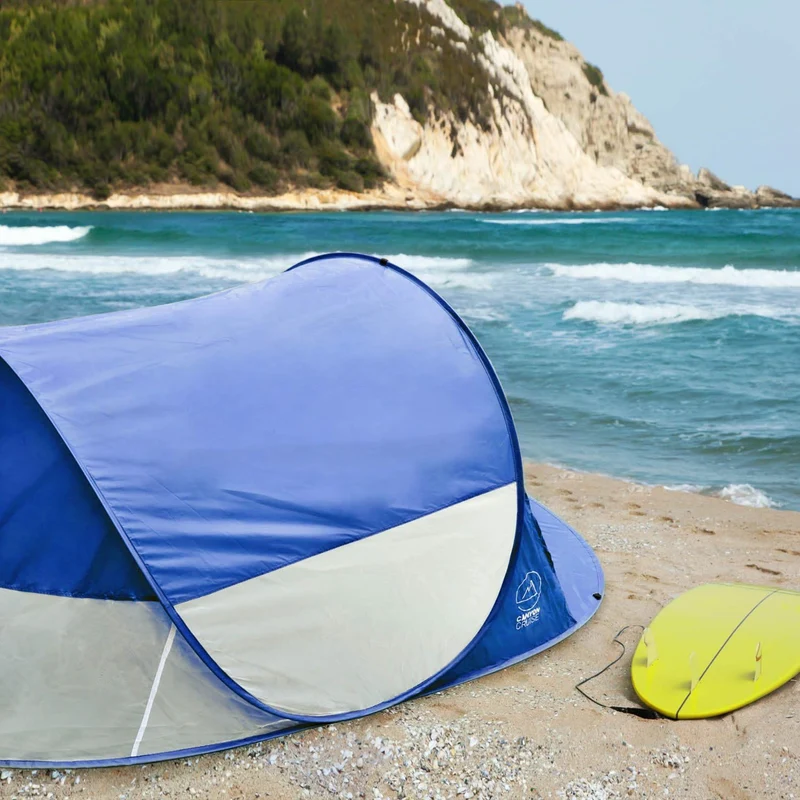 Automatik-Wurfzelt Strandmuschel - UV-Schutz Pop-Up Strandzelt