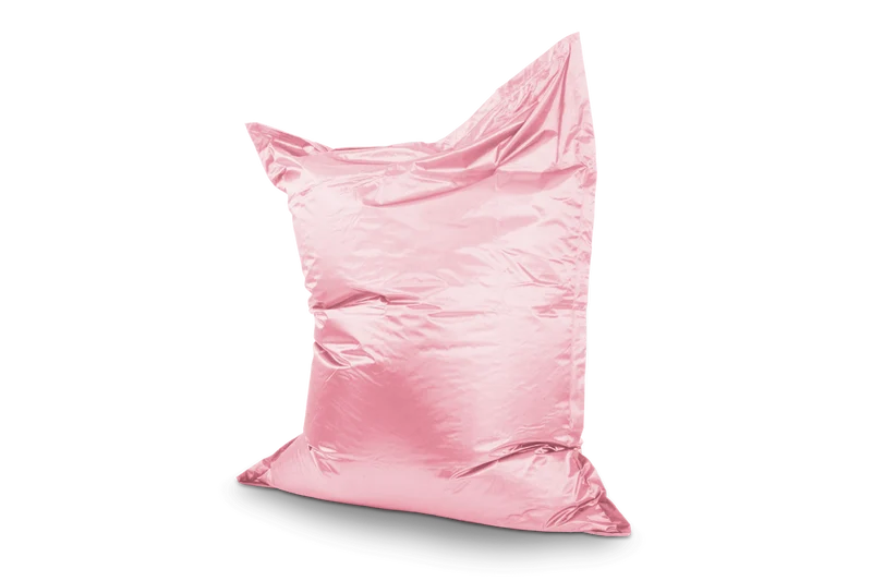 Sitzsack Bezug Metallic in Rosé
