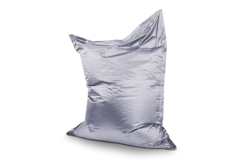 Sitzsack Bezug Metallic in Platin