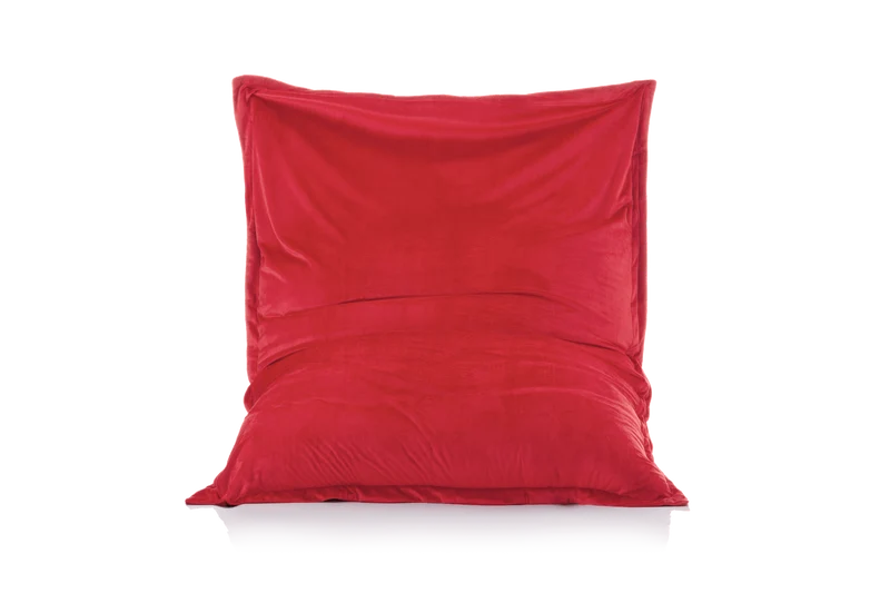 Sitzkissen Bezug in der Farbe Feuerrot