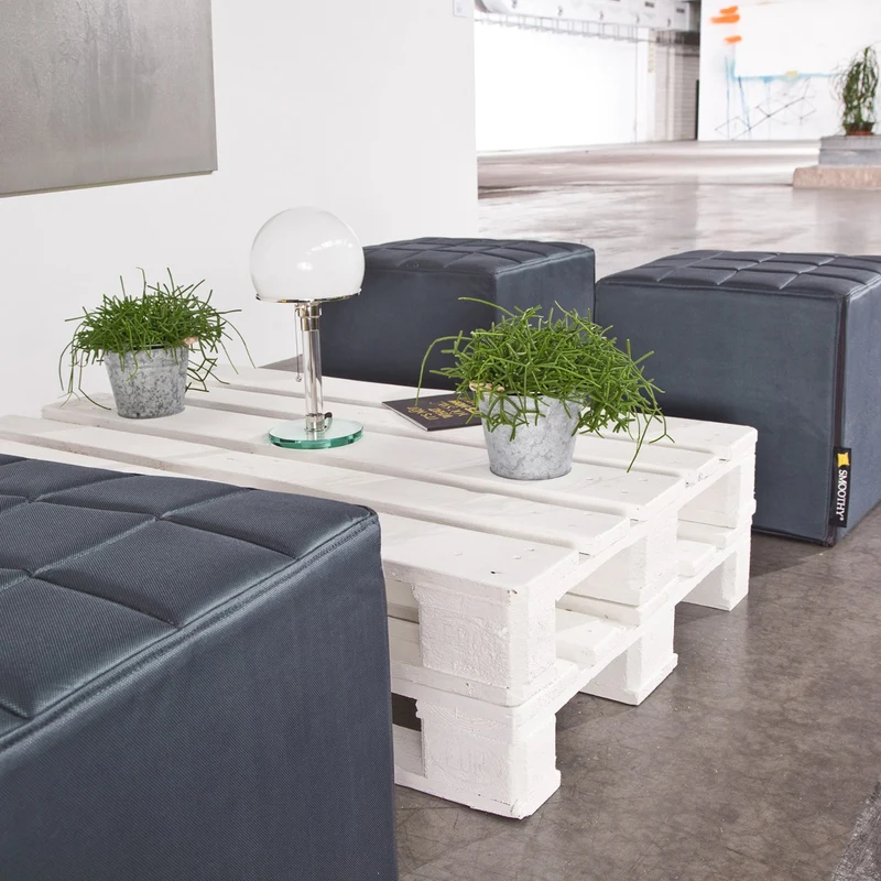 Cube Sitzwürfel in Schiefer-Grau
