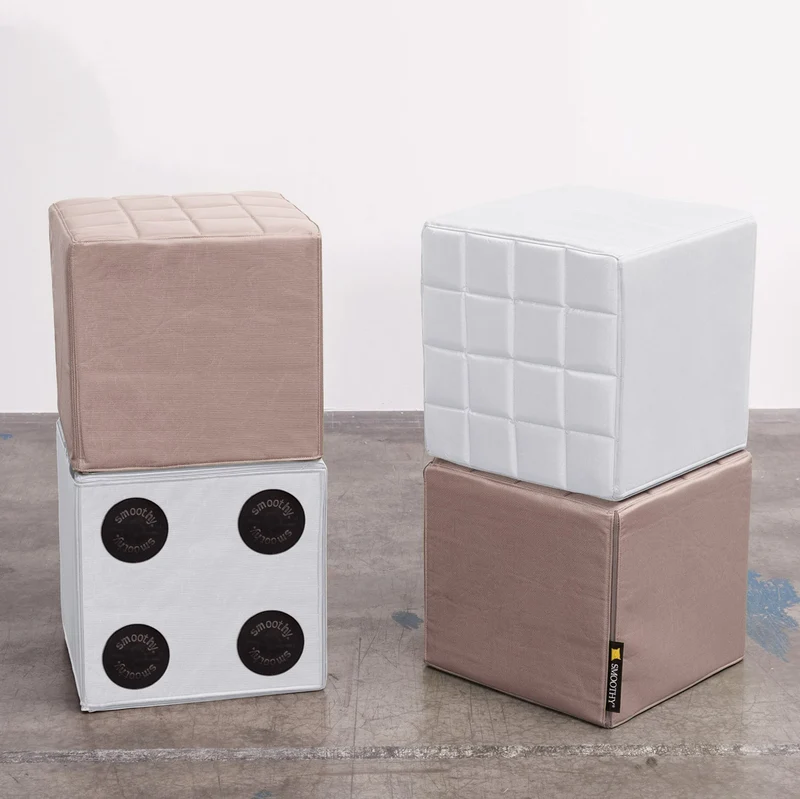 Cube Sitzwürfel in Polar-Weiß