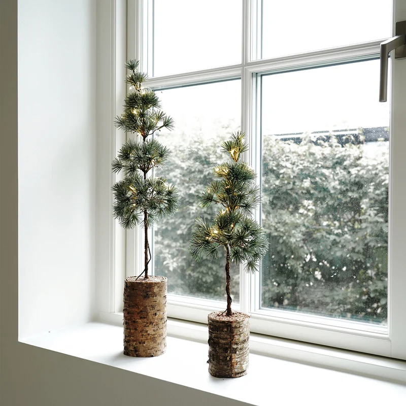 Nadelbaum m. LED – H45 cm