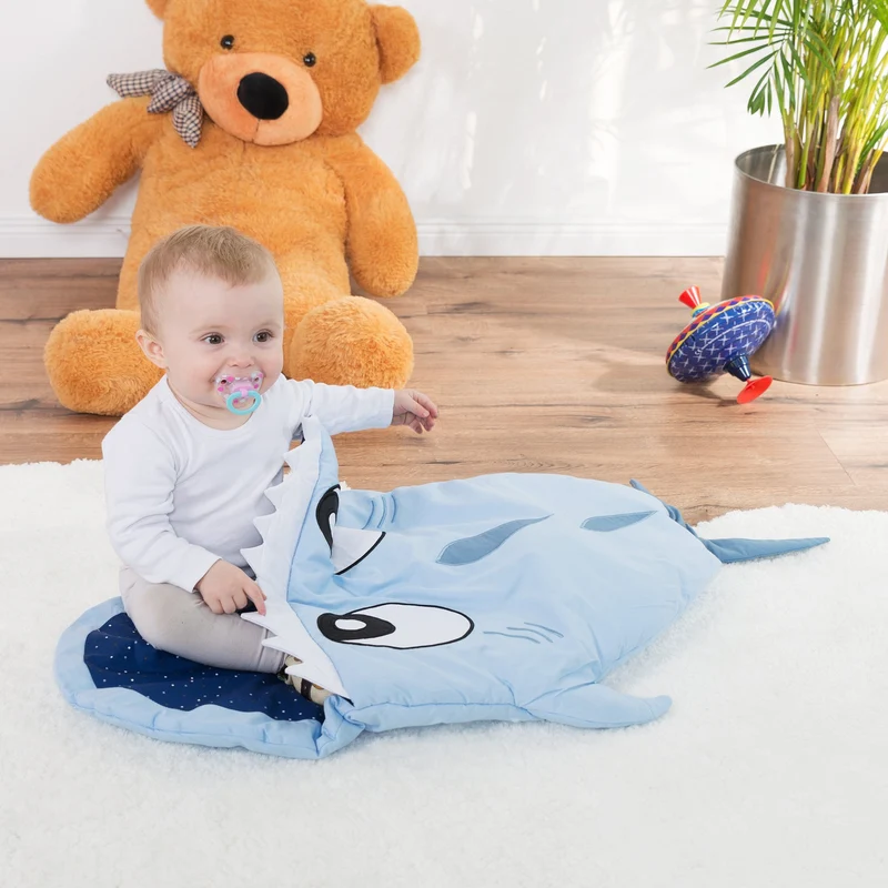 Baby Schlafsack Hai - Fressender Babyschlafsack für Kleinkinder
