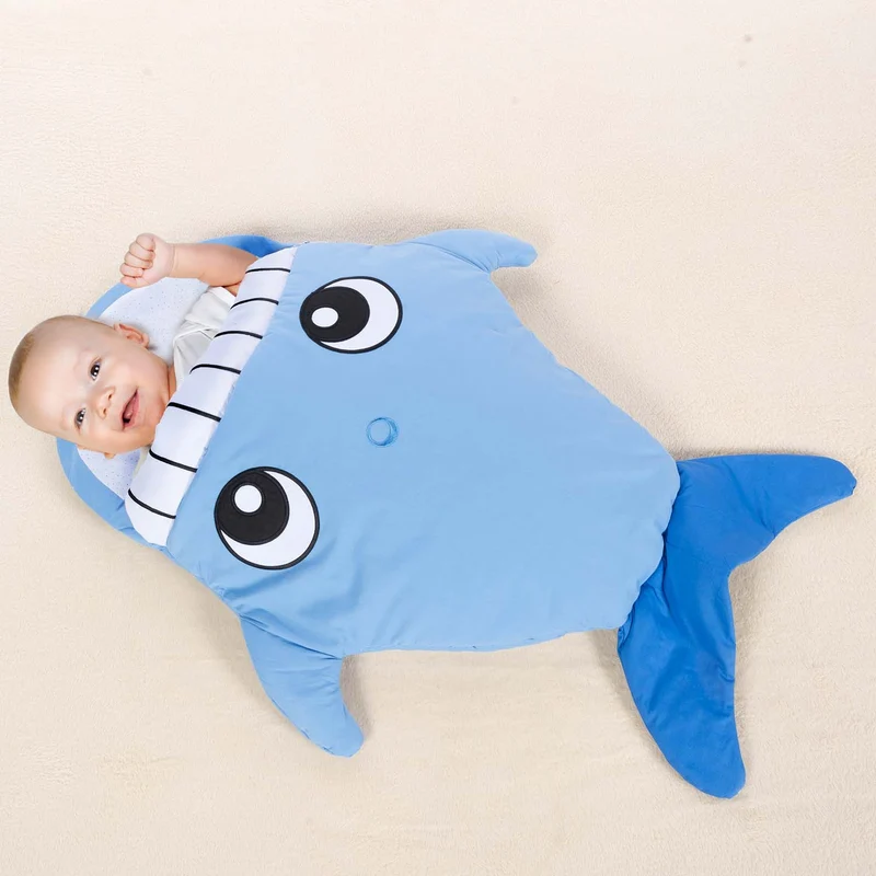 Baby Schlafsack Wal - Fressender Babyschlafsack für Kleinkinder