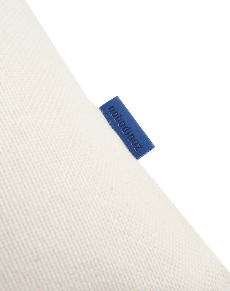 Embroidered square cushion Simon