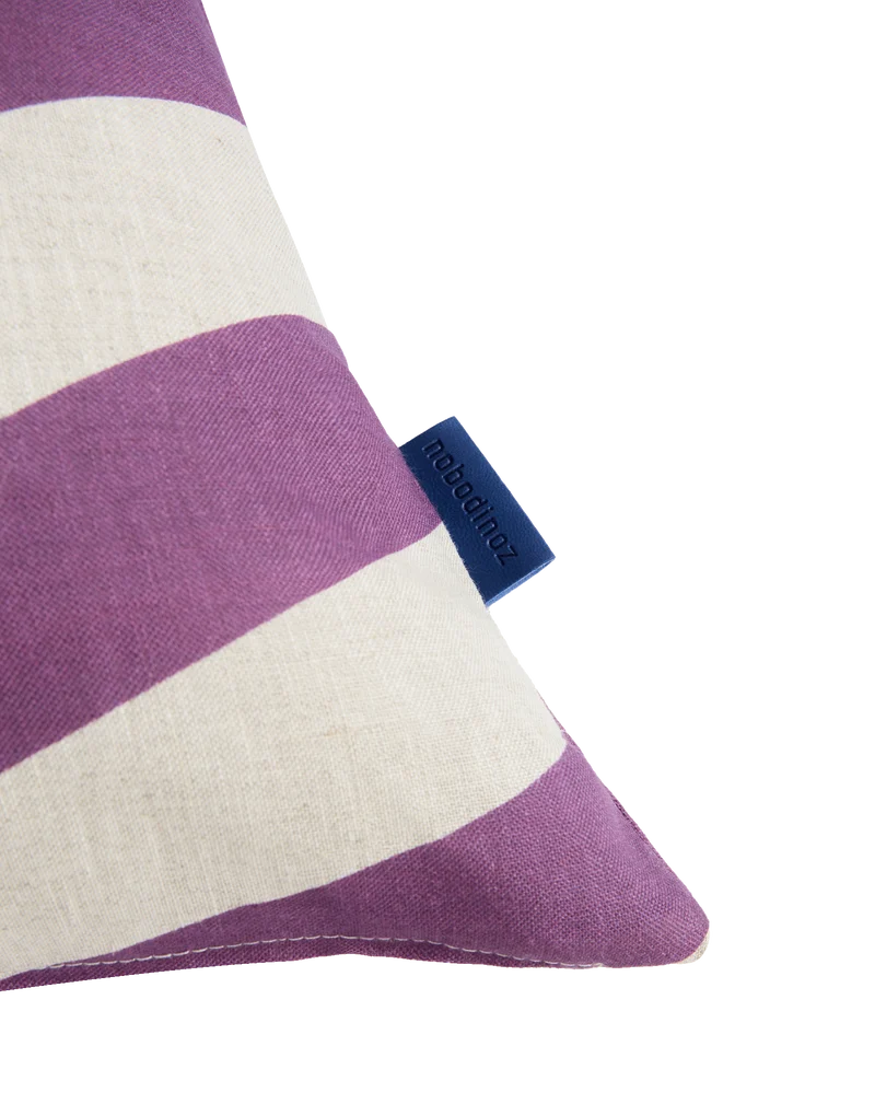 Square cushion in french linen Stanley