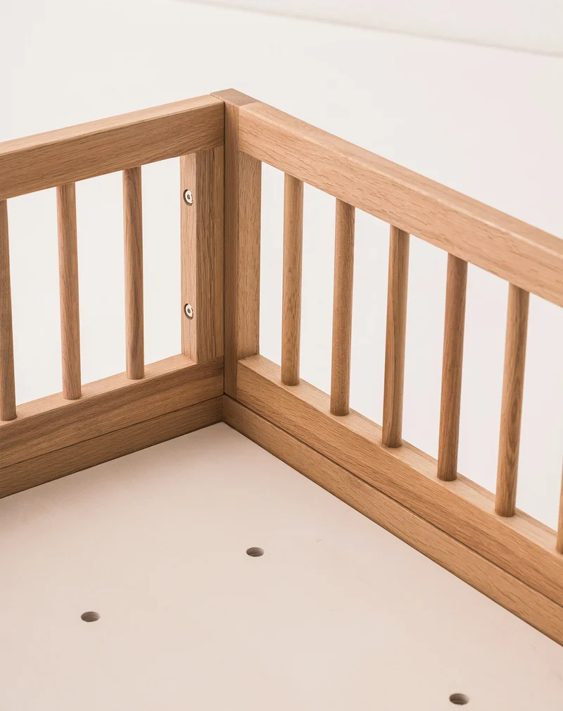 Oak wood junior bed Pure