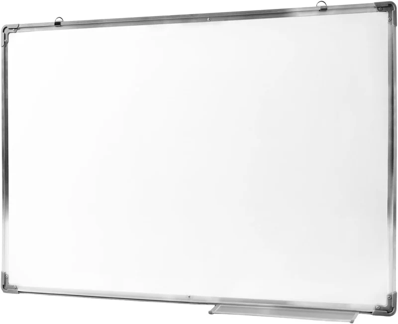 Magnetisches Whiteboard 90x60 cm mit Alurahmen & Ablage