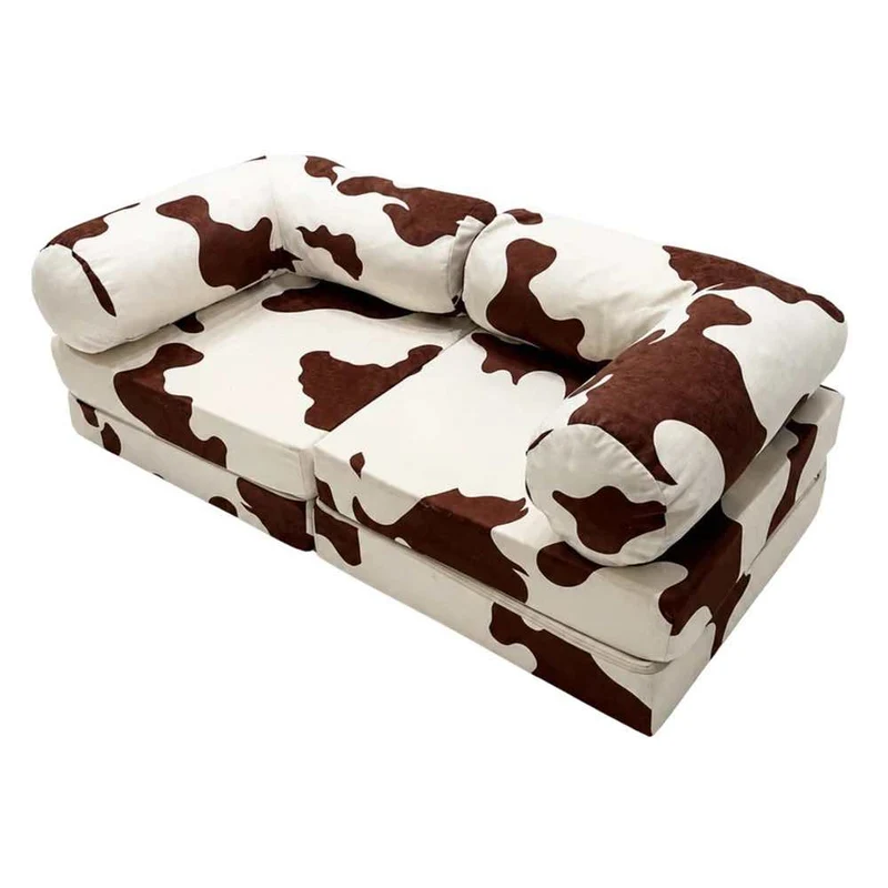 Spielsofa HoneyHug Kuhdesign, 142 x 71 x 25 cm, modular