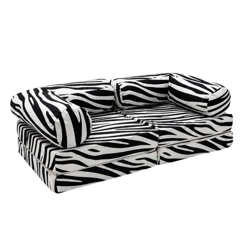 Spielsofa HoneyHug Zebra, 142 x 71 x 25 cm, modular