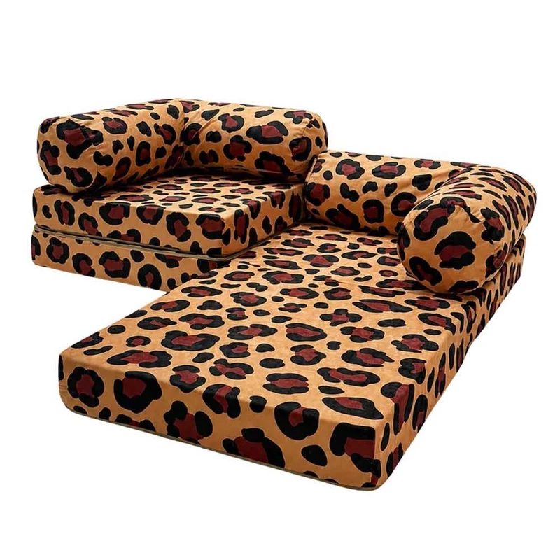 Spielsofa HoneyHug Leopard, 142 x 71 x 25 cm, modular