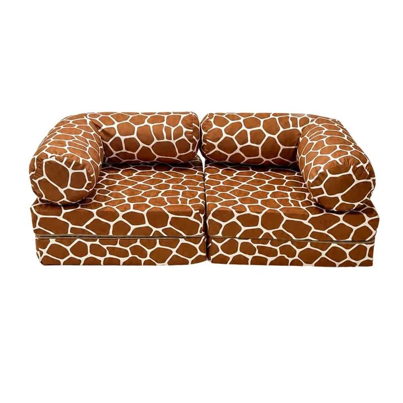 Spielsofa HoneyHug Giraffe, 142 x 71 x 25 cm, modular