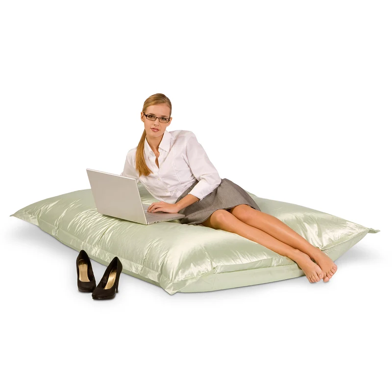 Sitzsack Metallic in Smaragd