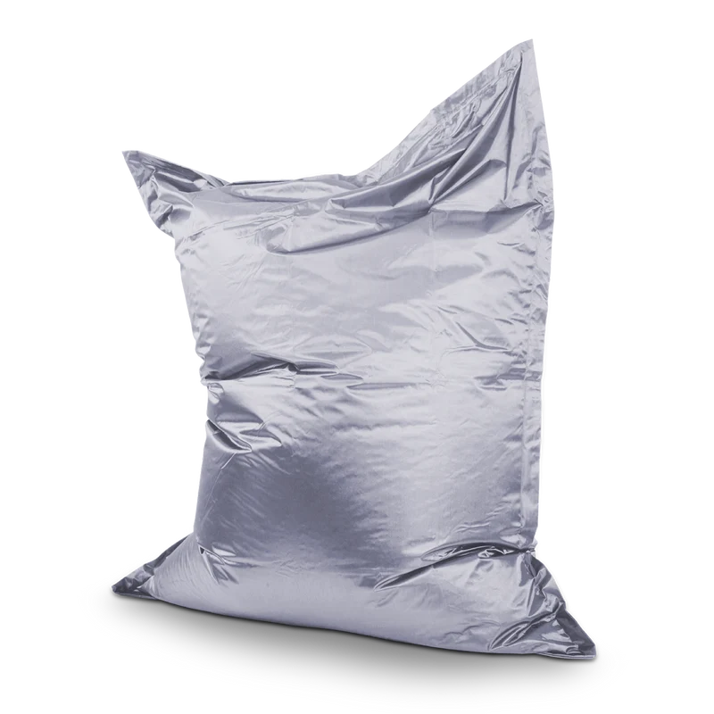 Sitzsack Metallic in Platin