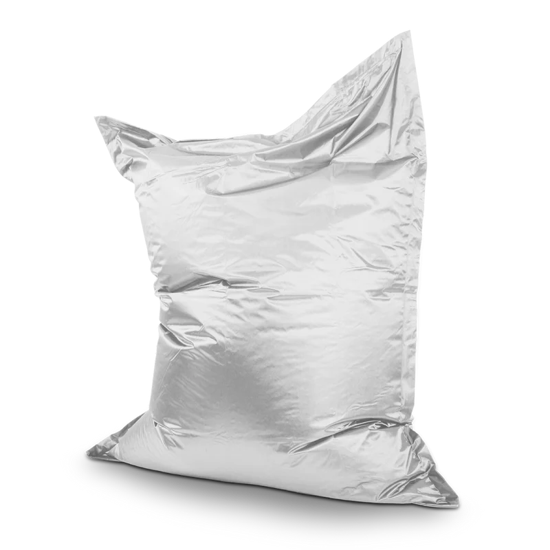 Sitzsack Metallic in Silber