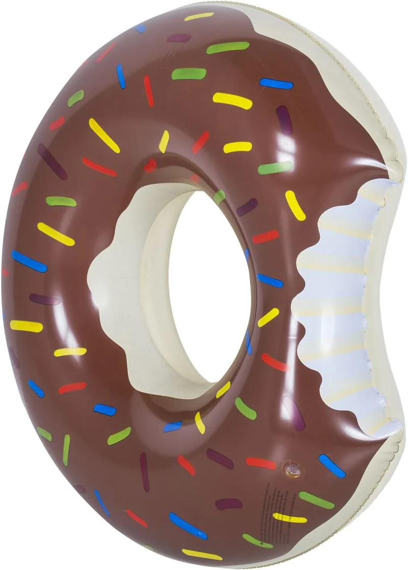 Donut Schwimmreifen XXL - 120 cm Schwimmring für Pool & Strand