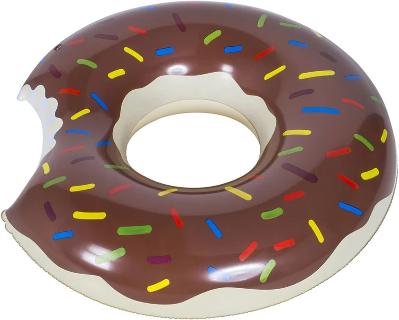 Donut Schwimmreifen XXL - 120 cm Schwimmring für Pool & Strand