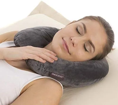Smoothy Nackenkissen mit EPS-Perlen - Ergonomisches Reisekissen