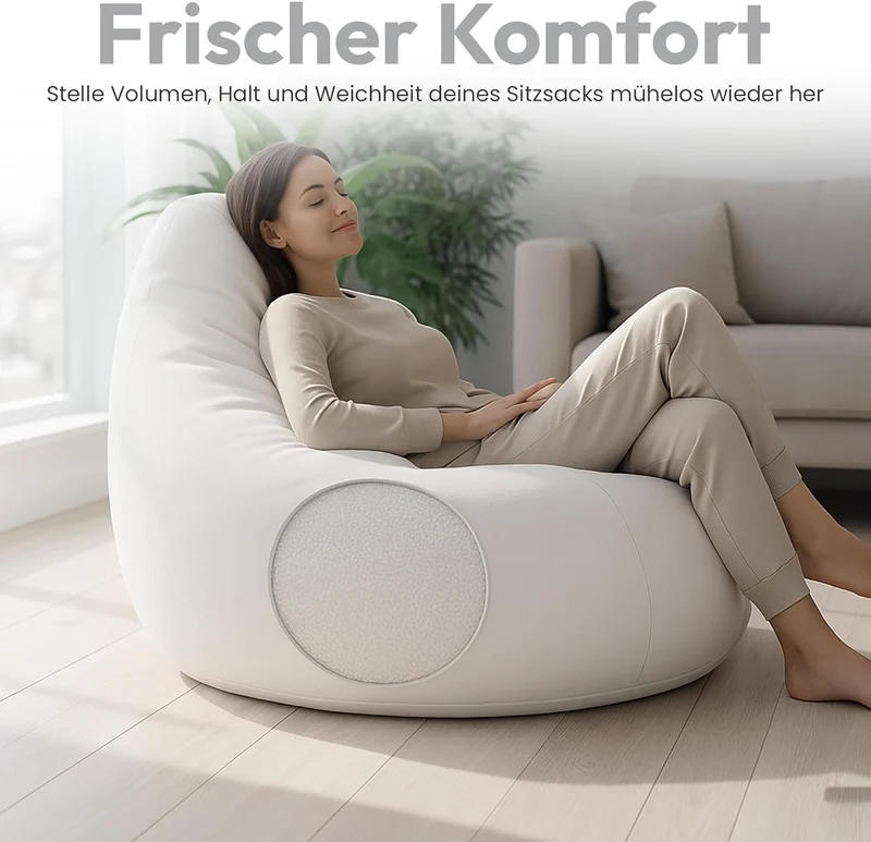 EPS Perlen 430 Liter – Premium Styropor-Füllung für Sitzsäcke