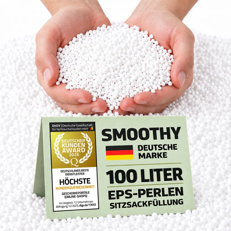 EPS Perlen 100 Liter - Premium Sitzsack-Füllung & Styropor-Kügelchen