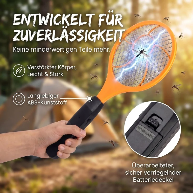 Elektrische Fliegenklatsche - Mücken- & Insektenvernichter