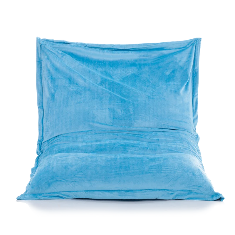 Sitzsack Samt in Blau