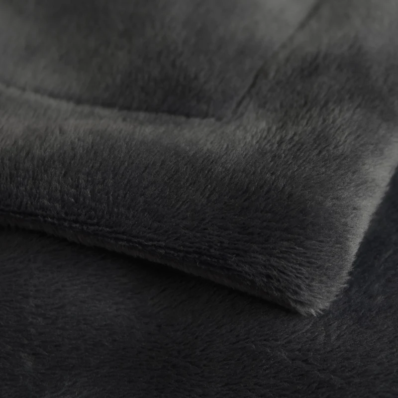 Sitzsack Schwarz Samt