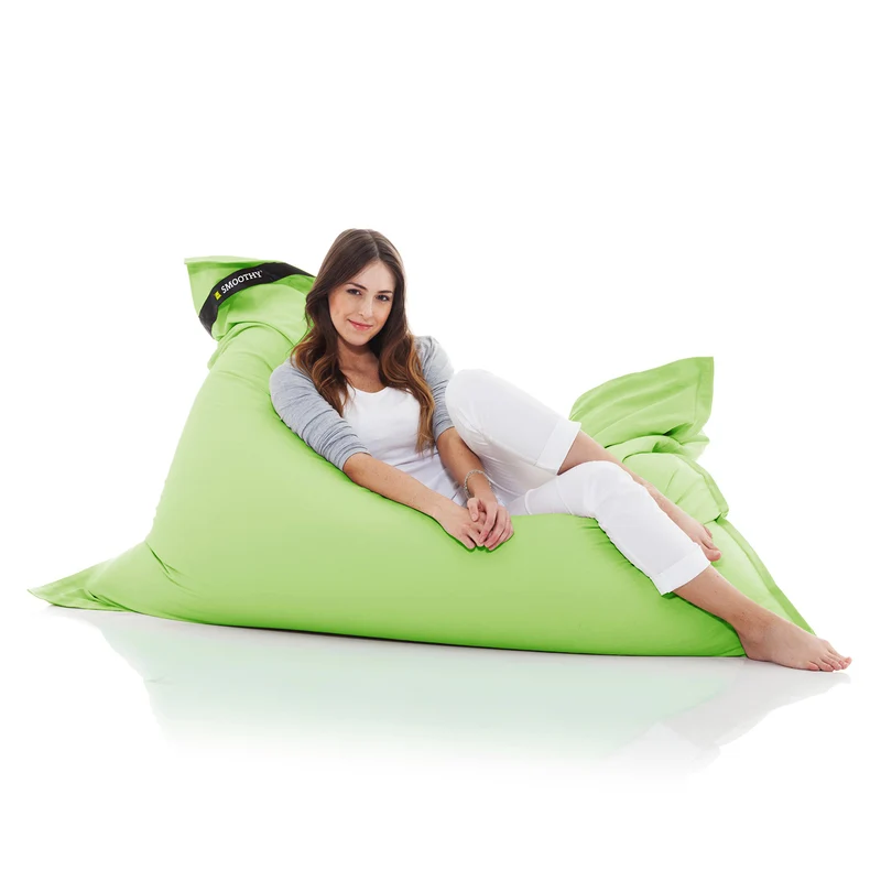 Sitzsack Grün aus Baumwolle