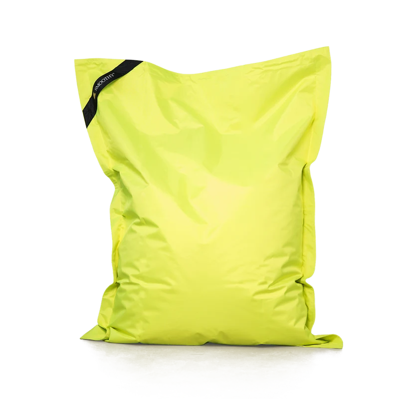 Smoothy Sitzsack - Kinder Sitzkissen - Neon Gelb-Grün