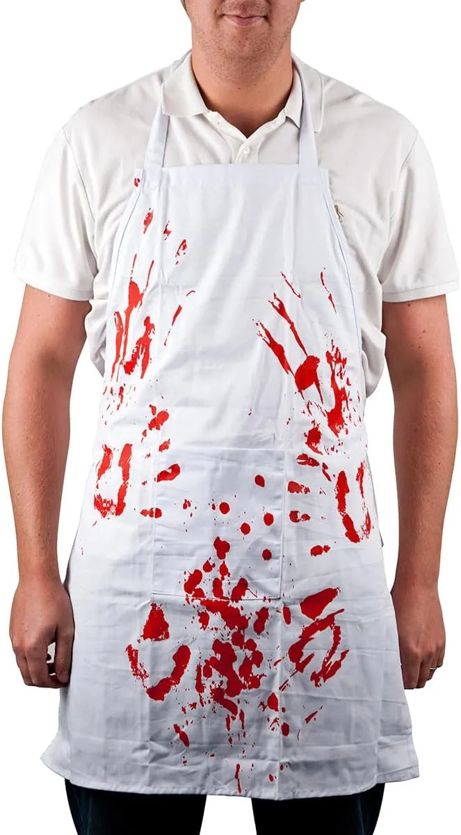 Blutige Grillschürze - Horror-Kochschürze für Halloween