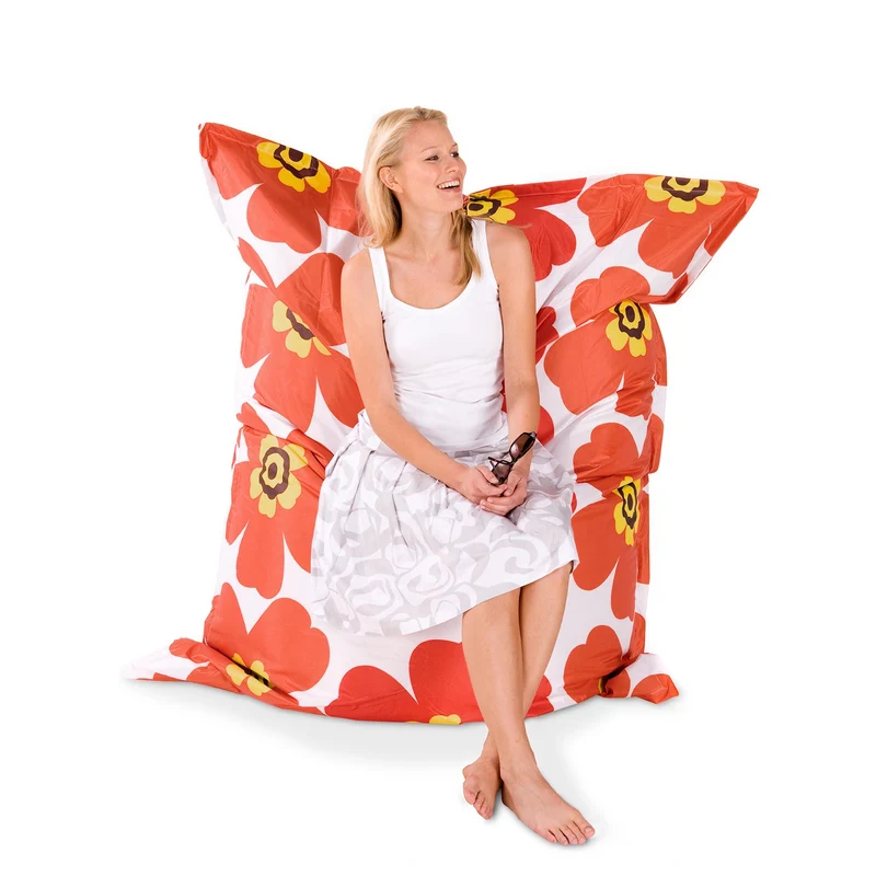 Outdoor Floralia Sitzsack Orange