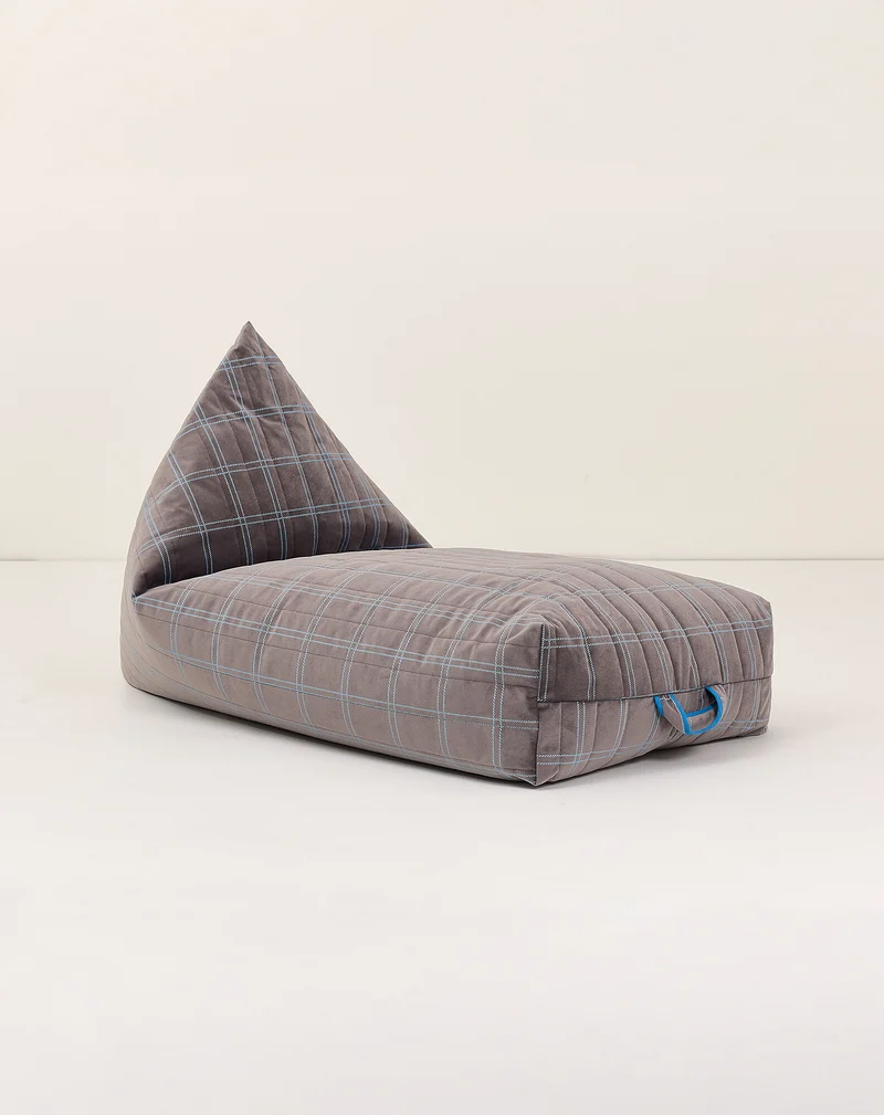 Long beanbag - kid size - Oasis Eco-velvet