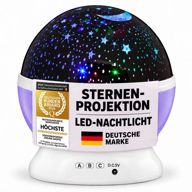 LED Sternenhimmel Projektor - Nachtlicht für Kinder - Einschlafhilfe