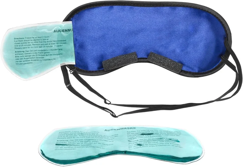 Feluna Schlafmaske mit Kühlpad – Premium Satin Augenmaske
