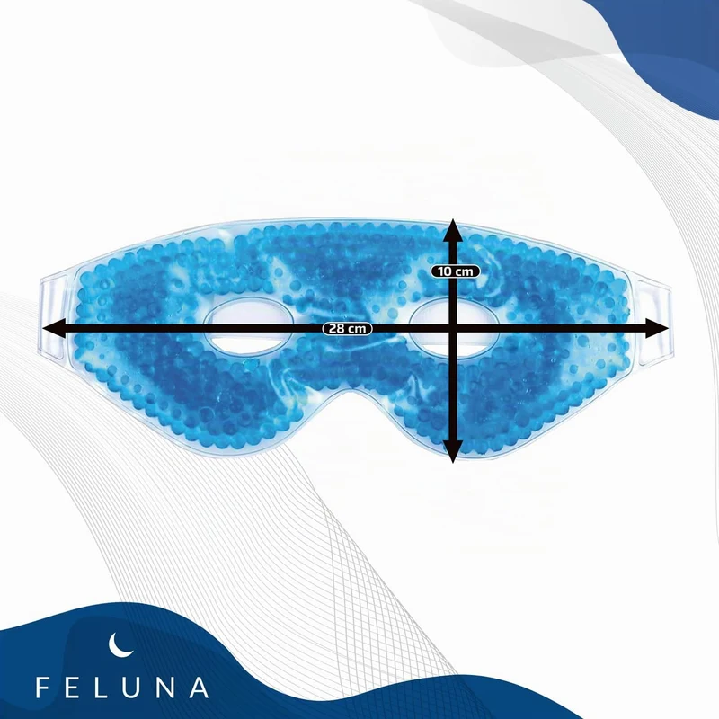Feluna Gel-Augenmaske – Kühlmaske gegen Migräne & Schwellungen