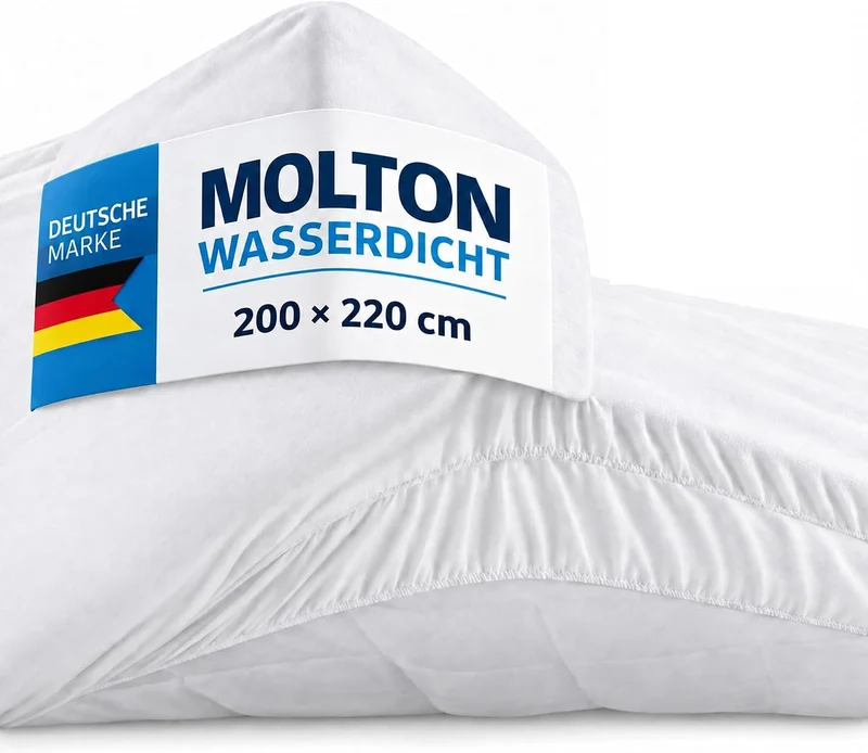 Molton Matratzenschoner 140x200cm - Wasserdichte Betteinlage