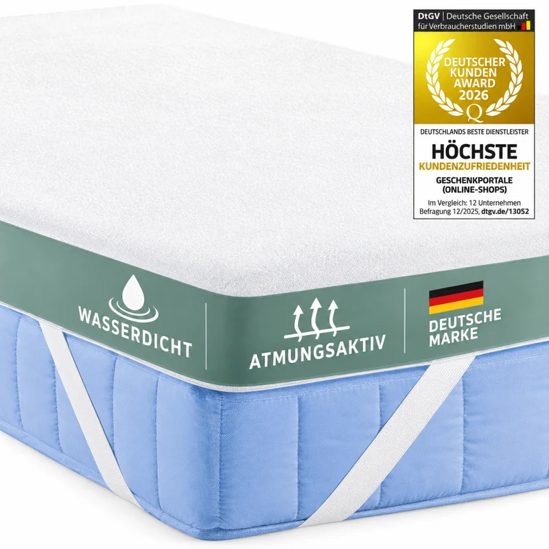 Wasserdichter Matratzenschoner 90x200cm - Premium Matratzenauflage