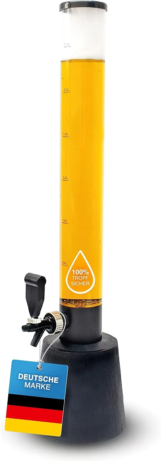 Biersäule 3,5L – Party-Getränkespender mit Zapfhahn – Biertower