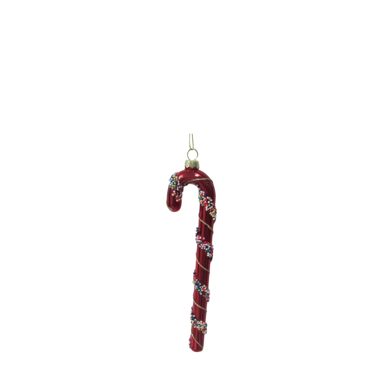 Lutscher-Weihnachtsanhänger m. Zuckerperlen