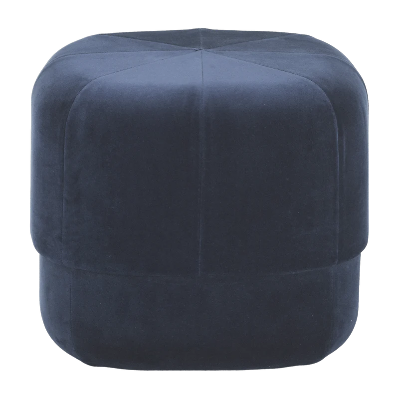 Pouf en velours 46 cm bleu foncé Circus foncé bleu - Normann Copenhagen